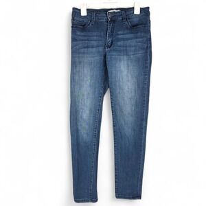 Nature Womens Skinny Jeans Dark Wash Stretch Denim Blue Size 11/29